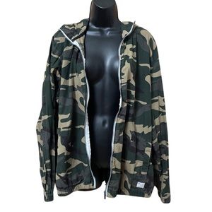Denim and Flower Lightweight Camo Jacket